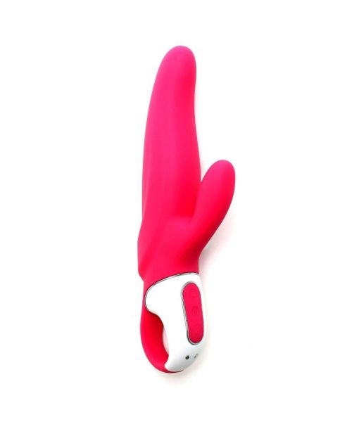Потужний вібратор-кролик Satisfyer Vibes Mr. Rabbit, два мотори, литий силікон, 12 режимів роботи