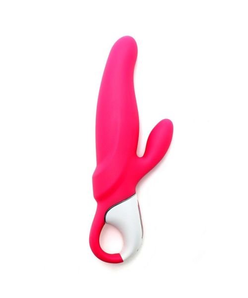 Потужний вібратор-кролик Satisfyer Vibes Mr. Rabbit, два мотори, литий силікон, 12 режимів роботи