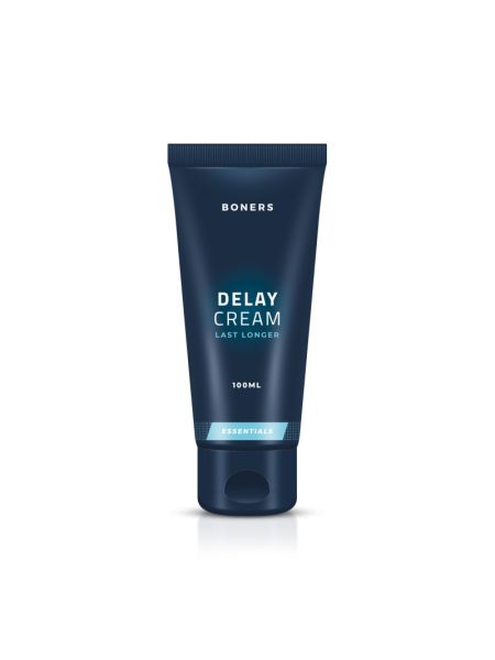 Крем-пролонгатор Boners Delay Cream 100 мл, легкий анестетик лаурет-9 + м’ята