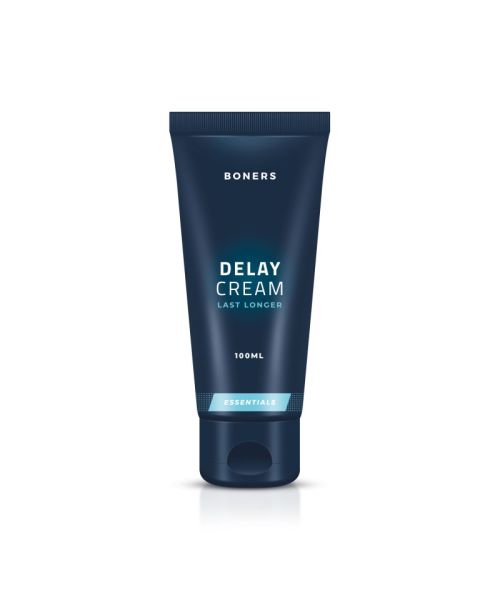 Крем-пролонгатор Boners Delay Cream 100 мл, легкий анестетик лаурет-9 + м’ята