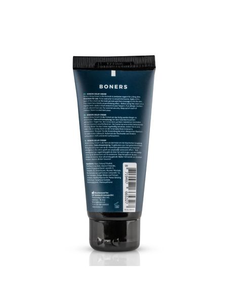 Крем-пролонгатор Boners Delay Cream 100 мл, легкий анестетик лаурет-9 + м’ята