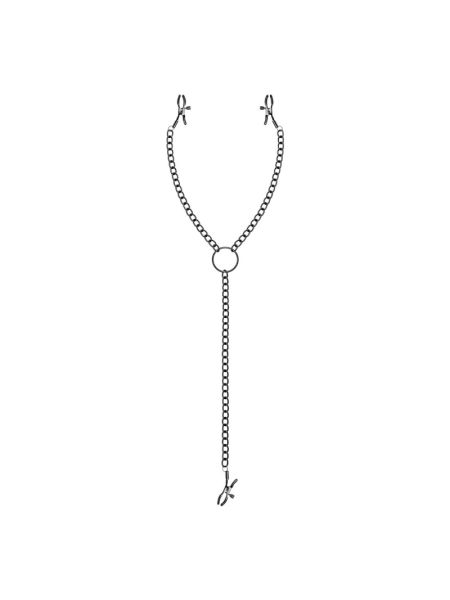 Затискачі для сосків та клітора Bedroom Fantasies: Nipple & Clitoral Clamps, чорні