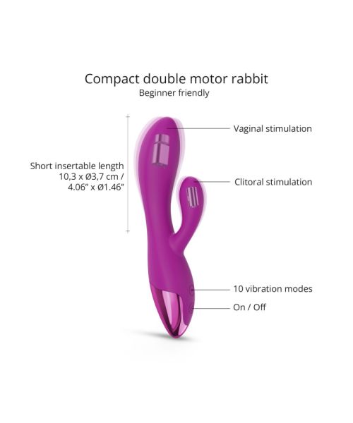 Вібратор-кролик Love To Love FUNKY BUNNY - SWEET ORCHID