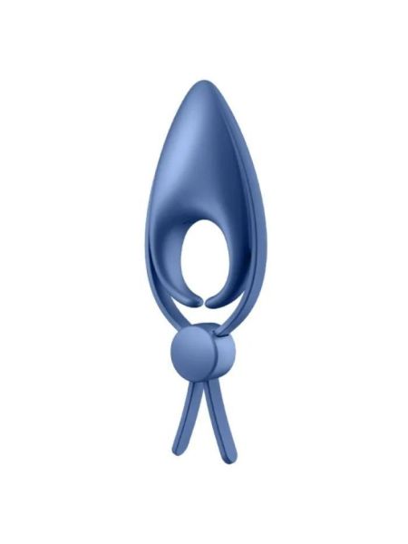 Ерекційне віброкільце-ласо з регулюванням розміру Satisfyer Sniper Blue