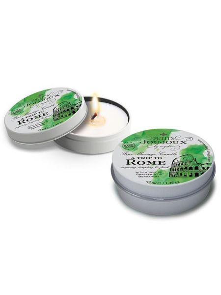 Масажна свічка Petits Joujoux - Rome - Grapefruit and Bergamott (43 мл) з афродизіаками
