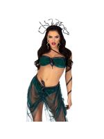 Еротичний костюм Медузи Горгони Leg Avenue Medusa Costume S, топ, спідниця, нарукавники, прикраси