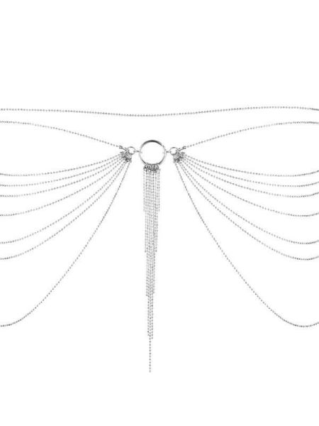 Ланцюжок трусики або ліф Bijoux Indiscrets Magnifique Waist Chain - silver, прикраса на тіло