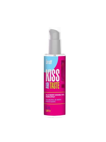 Масажний гель Intt KISS AND TASTE! (55 мл) зі смаком ожини