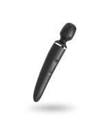Вібромасажер Satisfyer Wand-er Woman (Black/Gold), водонепроникний, потужний, розмір XXL
