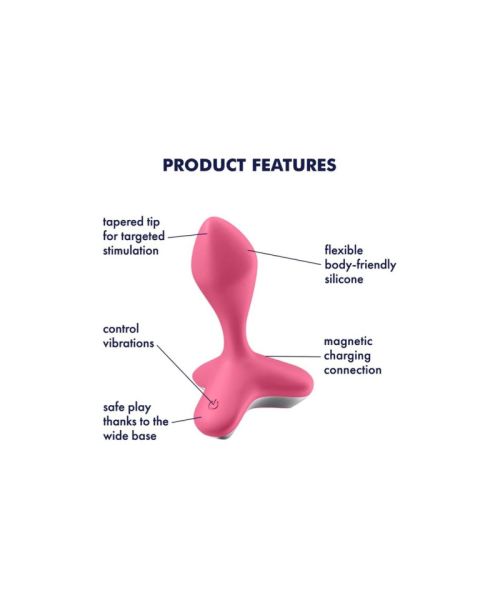 Анальна пробка з вібрацією Satisfyer Game Changer Pink