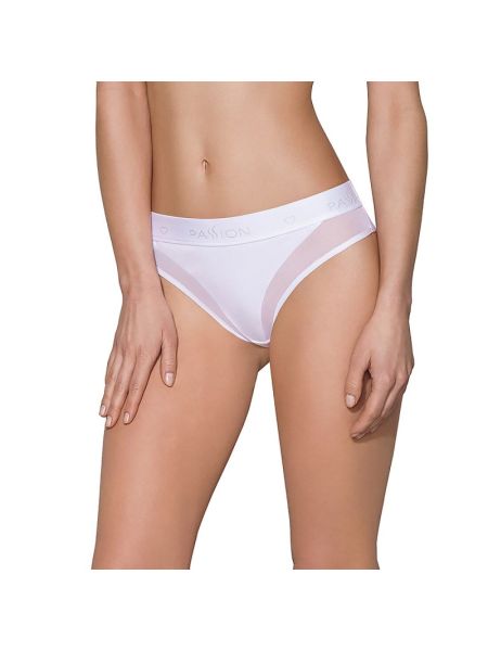Трусики з прозорою вставкою Passion PS002 PANTIES XL, white