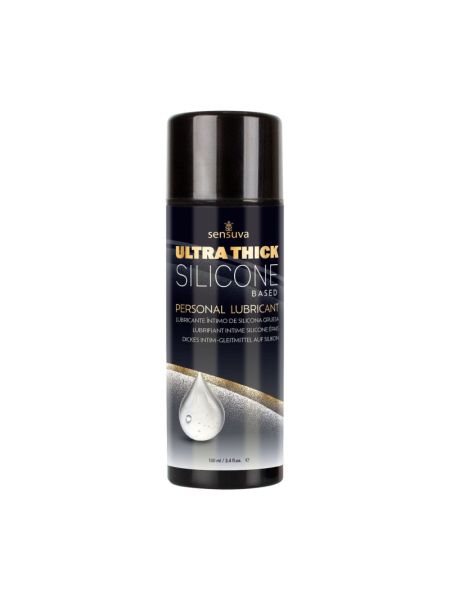 Густа силіконова змазка Sensuva UltraThick Silicone (100 мл) без гліцерину, парабенів і ментолу
