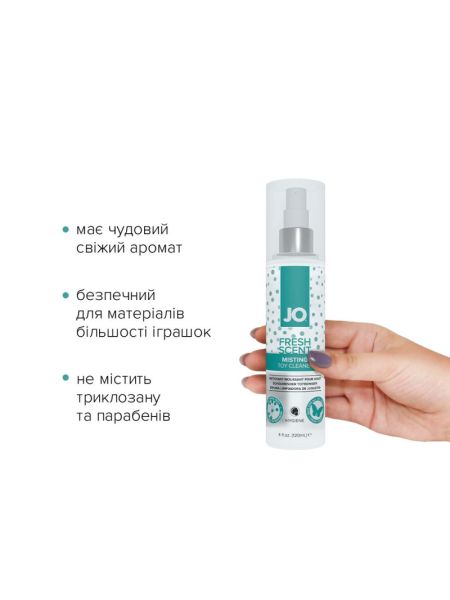 Засіб для чищення JO Fresh Scent Misting Toy Cleaner (120 мл) з ароматом свіжості