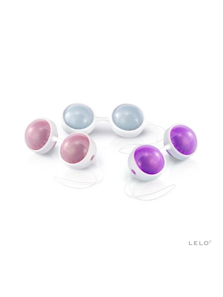 Набір вагінальних кульок LELO Beads Plus, діаметр 3,5 см, змінне навантаження 2х28, 2х37 та 2х60 г