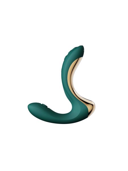 Вібратор-пульсатор з вакуумною насадкою Zalo – Talis G-Spot PulseWave Vibrator Turquoise Green