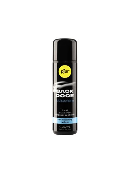 Анальний лубрикант pjur BACK DOOR Moisturising 250 мл, на водній основі, з гіалуроном, ефект силікону