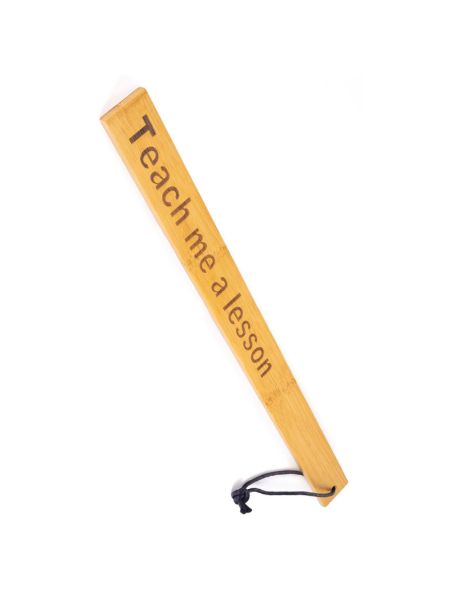 Падл Fetish Tentation — Paddle Teach me a lesson Bamboo, упакований у ПЕ пакет