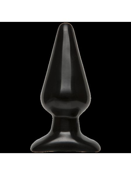 Анальна пробка Doc Johnson Smooth Classic Large - Black, макс. діаметр 5,7 см