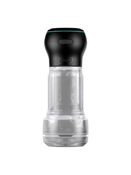Мастурбатор Kiiroo Feel Pocket Crystal зі всмоктувальною інтерактивною насадкою PowerBlow Combo Set