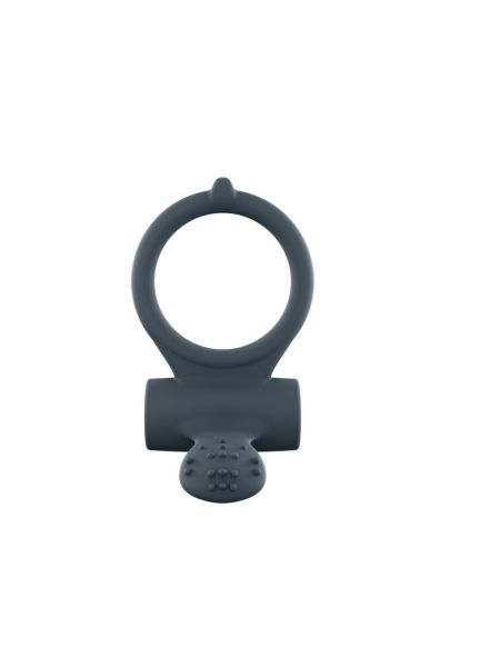 Ерекційне кільце Dorcel Power Clit Plus з вібрацією, перезаряджається, з язичком та щіточкою