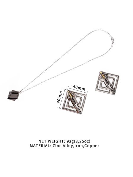 Затискачі для сосків з легкою підвіскою LOCKINK Adjustable Nipple Clamps with Light Pendant, сріблясті