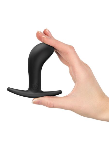 Анальна пробка Fun Factory BOOTIE M Black, діаметр 3,3 см, тонкий обмежувач
