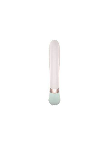 Смарт вібратор-кролик із підігрівом Satisfyer Heat Wave Mint