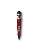 Вібромасажер DOXY Die Cast 3 ROSE PATTERN, дуже потужний, живлення 220В, металевий корпус