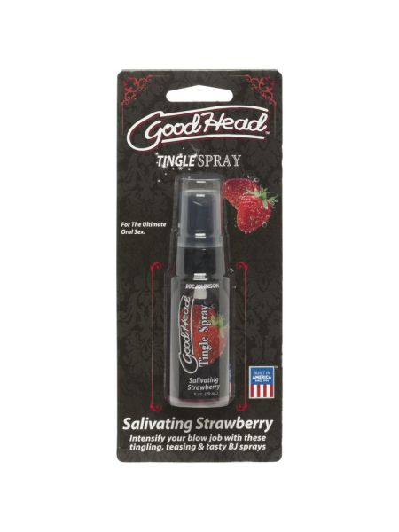 Спрей для мінету Doc Johnson GoodHead Tingle Spray - Strawberry (29 мл) із стимулювальним ефектом