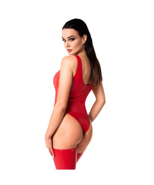 Боді Noir Handmade F352 Red powerwetlook body - L