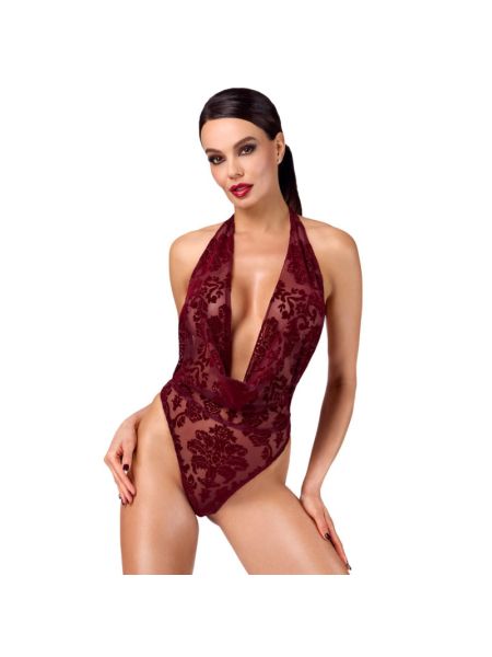 Боді Noir Handmade F386 Kink Royal cascade bodysuit L