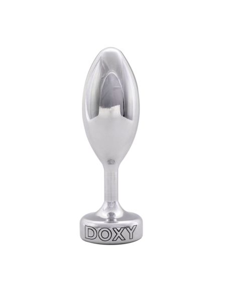Металева анальна пробка DOXY Butt Plug SMOOTH, гладенька, діаметр 3,3 см
