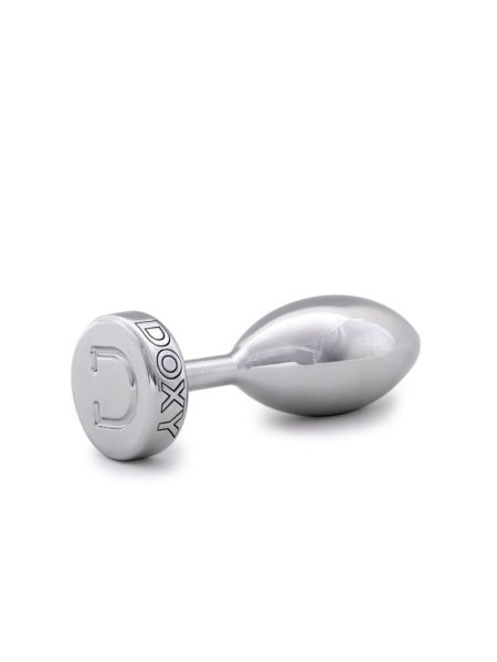 Металева анальна пробка DOXY Butt Plug SMOOTH, гладенька, діаметр 3,3 см
