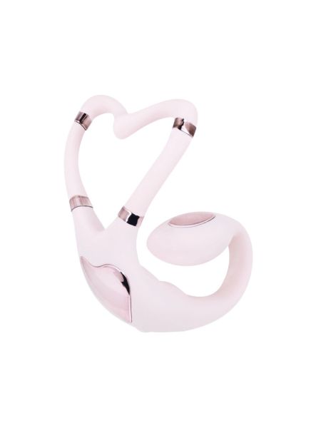 Смарт-вібратор для пар Adrien Lastic Venus + APP, подвійний, можна носити під одягом, 10 режимів