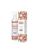 Масажна олія EXSENS Organic White Peach 50мл розігрівальна, без цукру, без парабенів, їстівна
