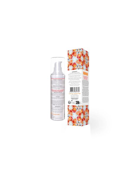 Масажна олія EXSENS Organic White Peach 50мл розігрівальна, без цукру, без парабенів, їстівна
