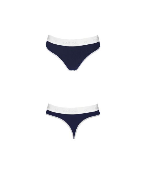 Спортивні трусики-стрінги Passion PS007 PANTIES M, navy blue