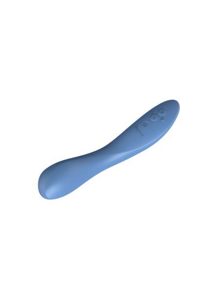 Смарт-вібратор We-Vibe Rave 2 Twisted Pleasure Blue, для точки G та входу в піхву, 2 мотори