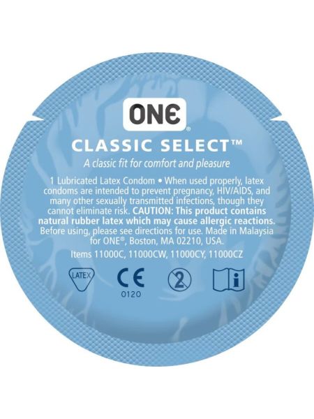 Презерватив ONE Classic Select MSM Collection, 1 шт, гладенький, зі змазкою, дизайнерське паковання
