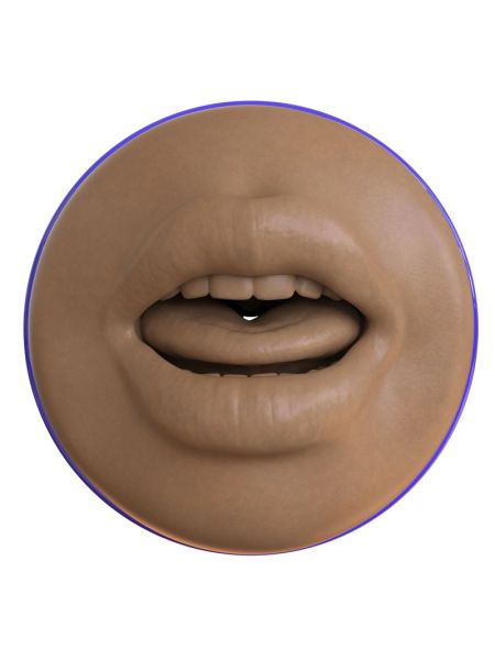 Мастурбатор-ротик Fleshlight Boost Blow Medium Dark Flesh, плаваючі кільця Turbo Tech
