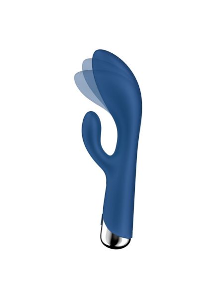 Вібратор-кролик з ротацією Satisfyer Spinning Rabbit 1 Blue, 3 мотори