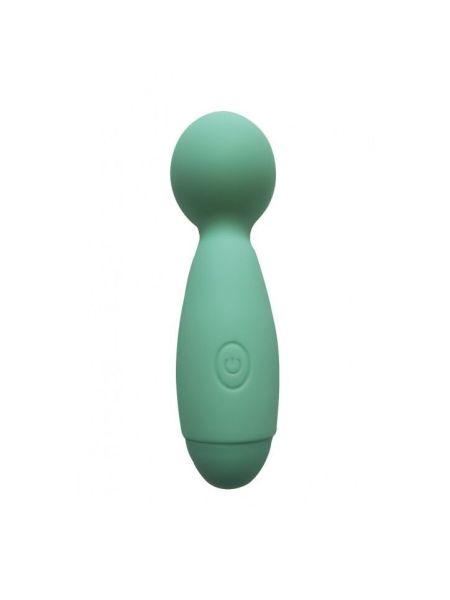Мінівібромасажер Wooomy Smally Mini Wand Turquoise