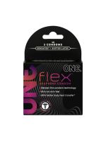 Презервативи ONE Flex Graphene, 3 шт, супертонкі, дуже міцні, картонне паковання