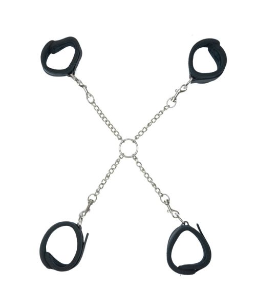 Хрестовина Punishment - Hog-Tie - Black