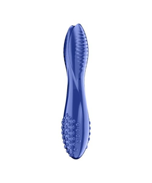 Двосторонній скляний дилдо Satisfyer Dazzling Crystal 2 Blue