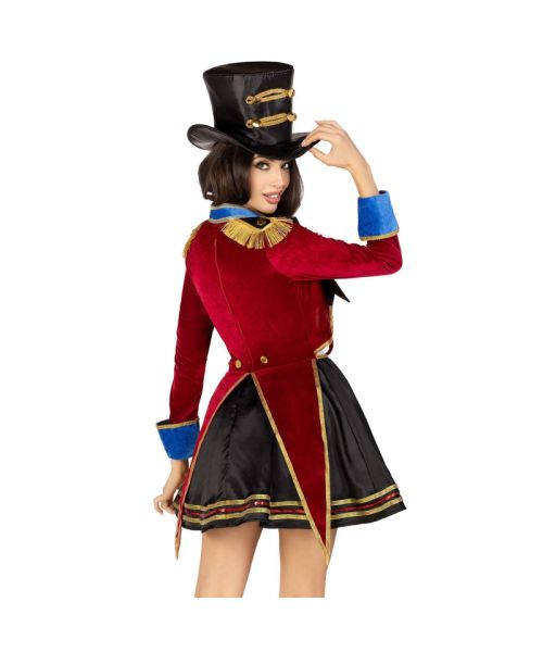 Костюм дресирувальниці Leg Avenue Ringmaster Costume S, сукня, капелюх