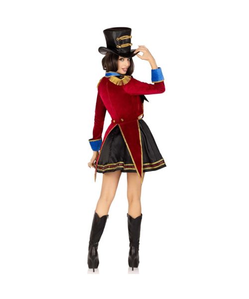 Костюм дресирувальниці Leg Avenue Ringmaster Costume S, сукня, капелюх