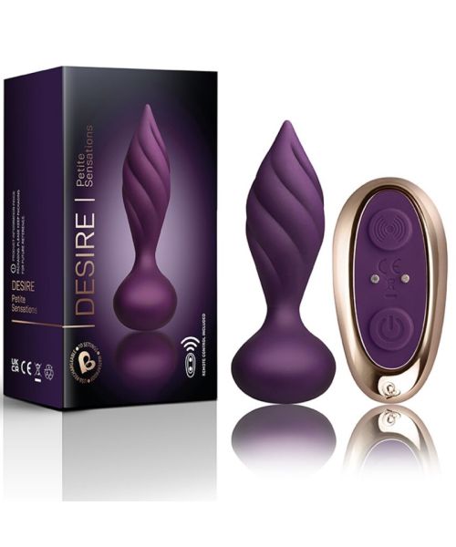Анальна вібропробка Rocks Off Petite Sensations – Desire Purple