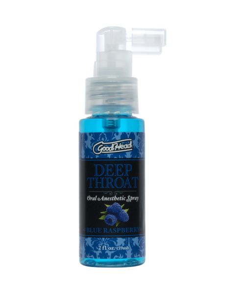 Спрей для мінету Doc Johnson GoodHead DeepThroat Spray - Blue Raspberry 59 мл для глибокого мінету