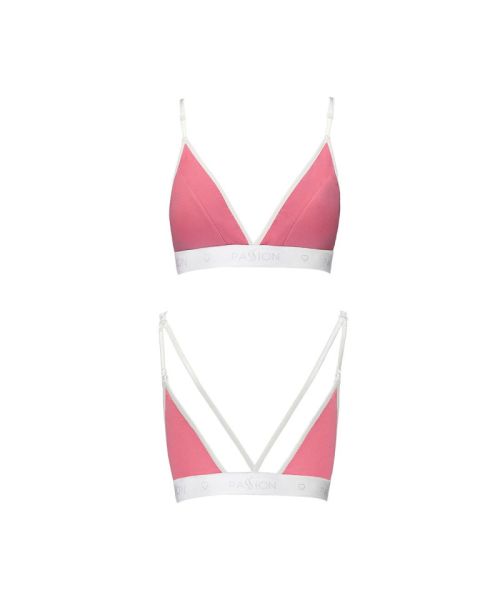 Спортивний топ з подвійними бретелями Passion PS007 TOP S, pink